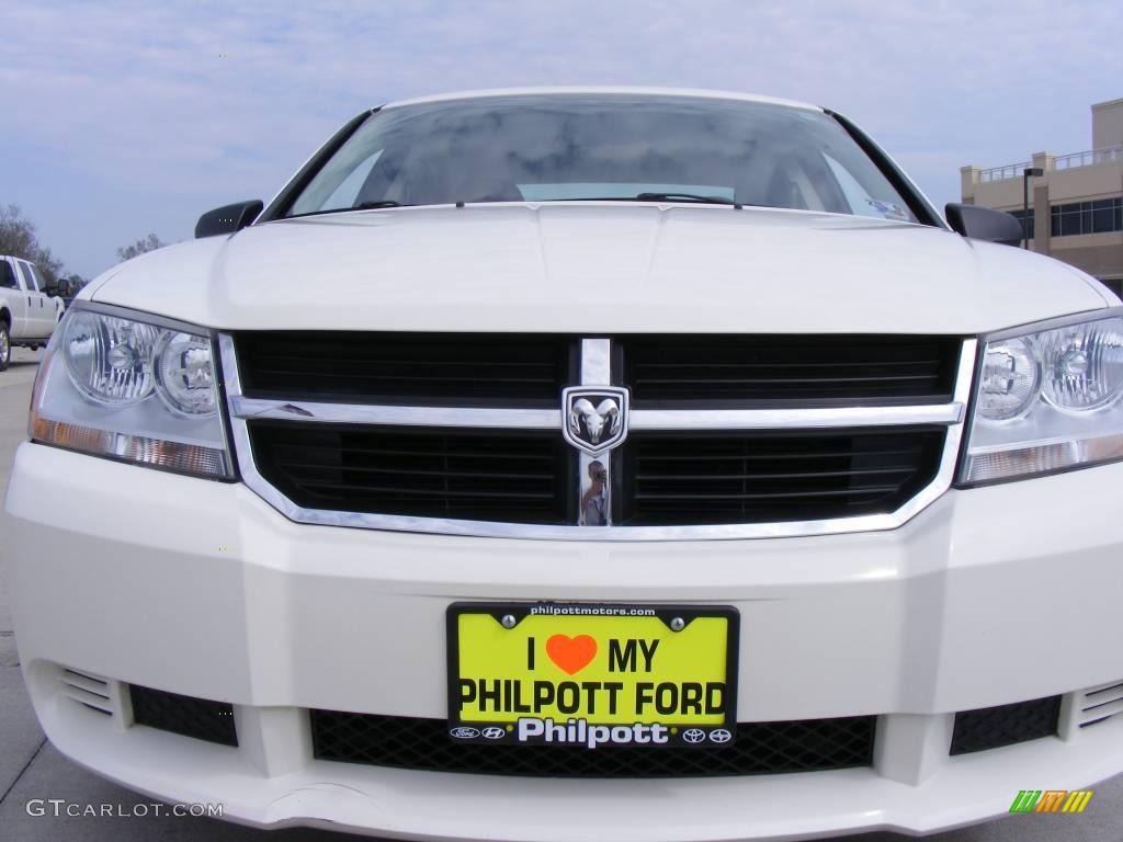 2008 Avenger SXT - Stone White / Dark Khaki/Light Graystone photo #14