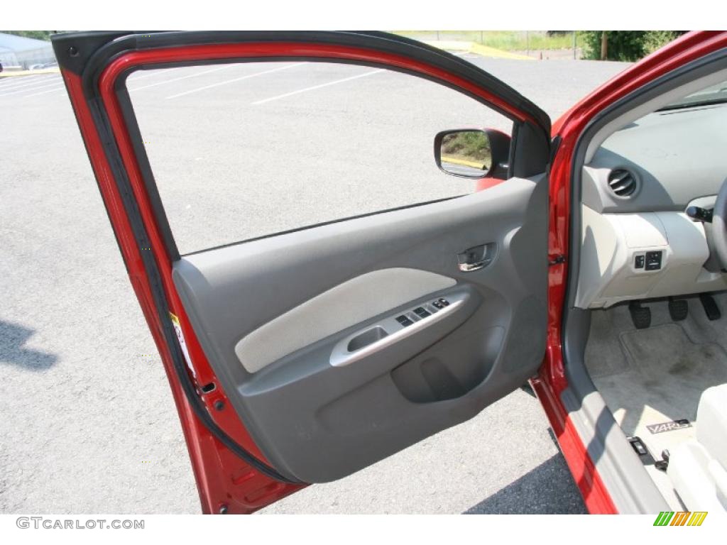 2009 Yaris Sedan - Absolutely Red / Dark Charcoal photo #13