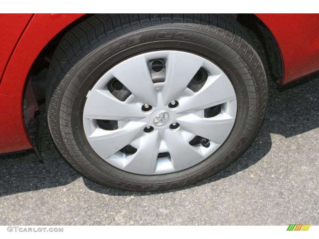 2009 Yaris Sedan - Absolutely Red / Dark Charcoal photo #20