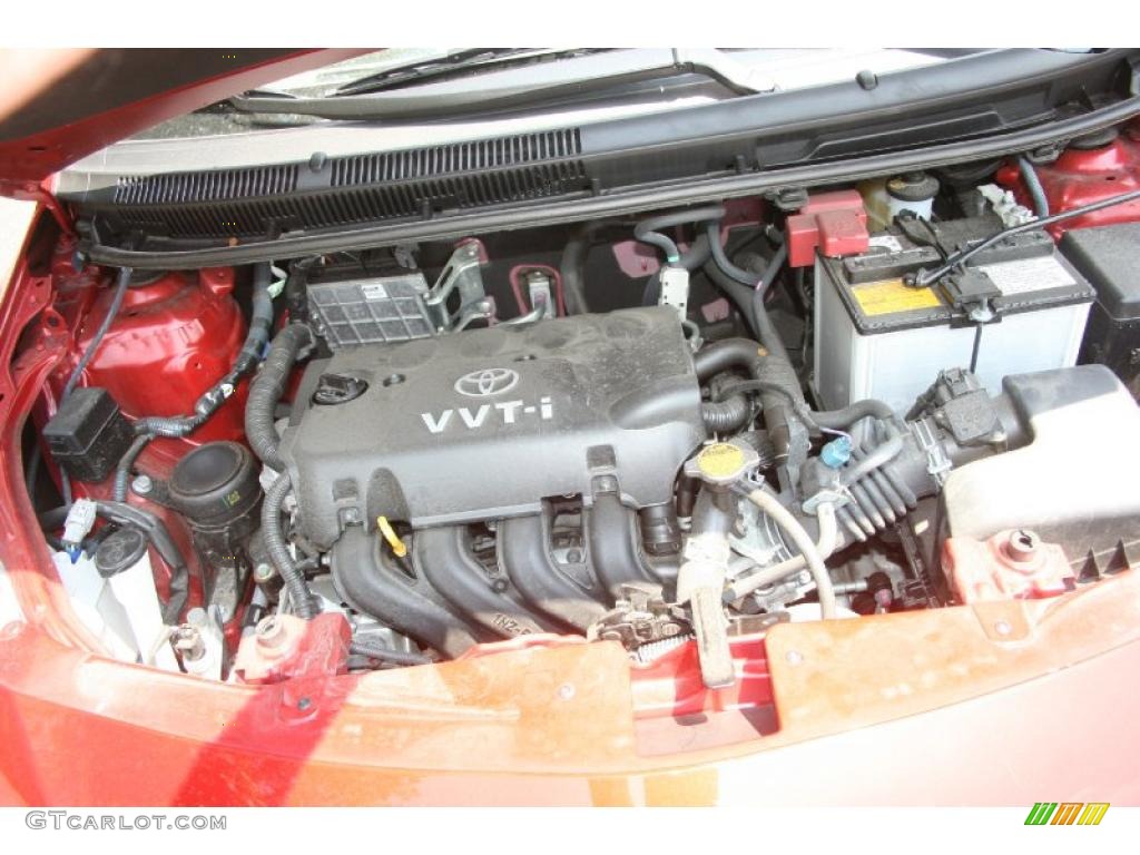 2009 Yaris Sedan - Absolutely Red / Dark Charcoal photo #25