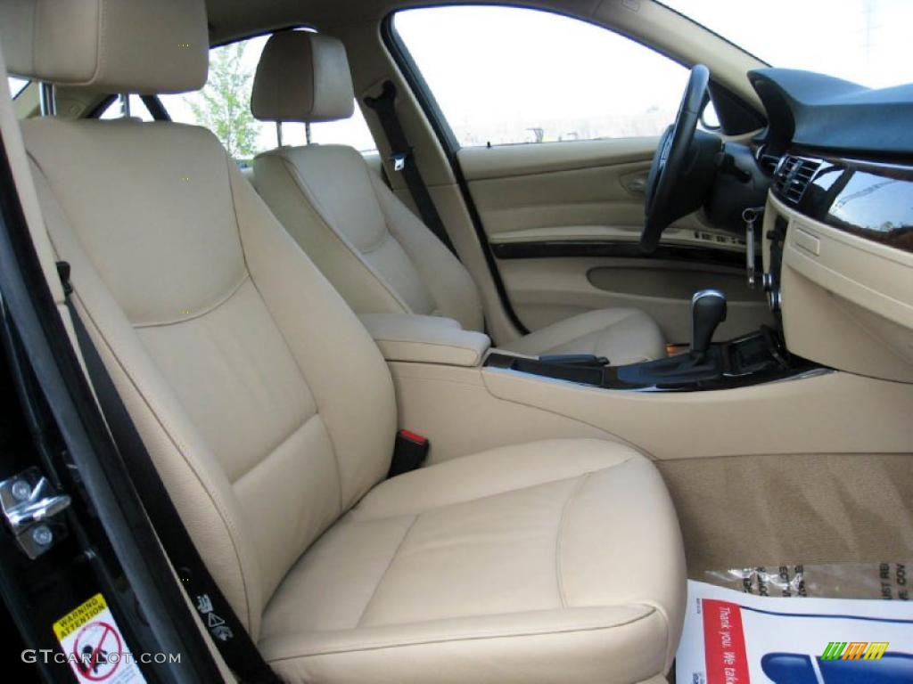 2007 3 Series 328i Sedan - Deep Green Metallic / Beige photo #9