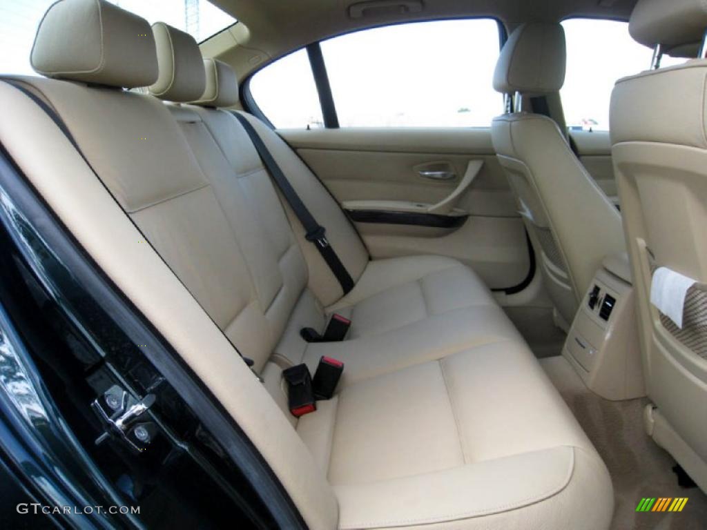 2007 3 Series 328i Sedan - Deep Green Metallic / Beige photo #10