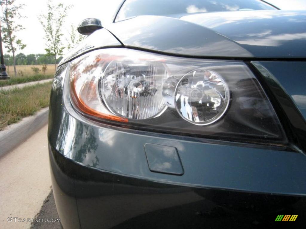2007 3 Series 328i Sedan - Deep Green Metallic / Beige photo #14