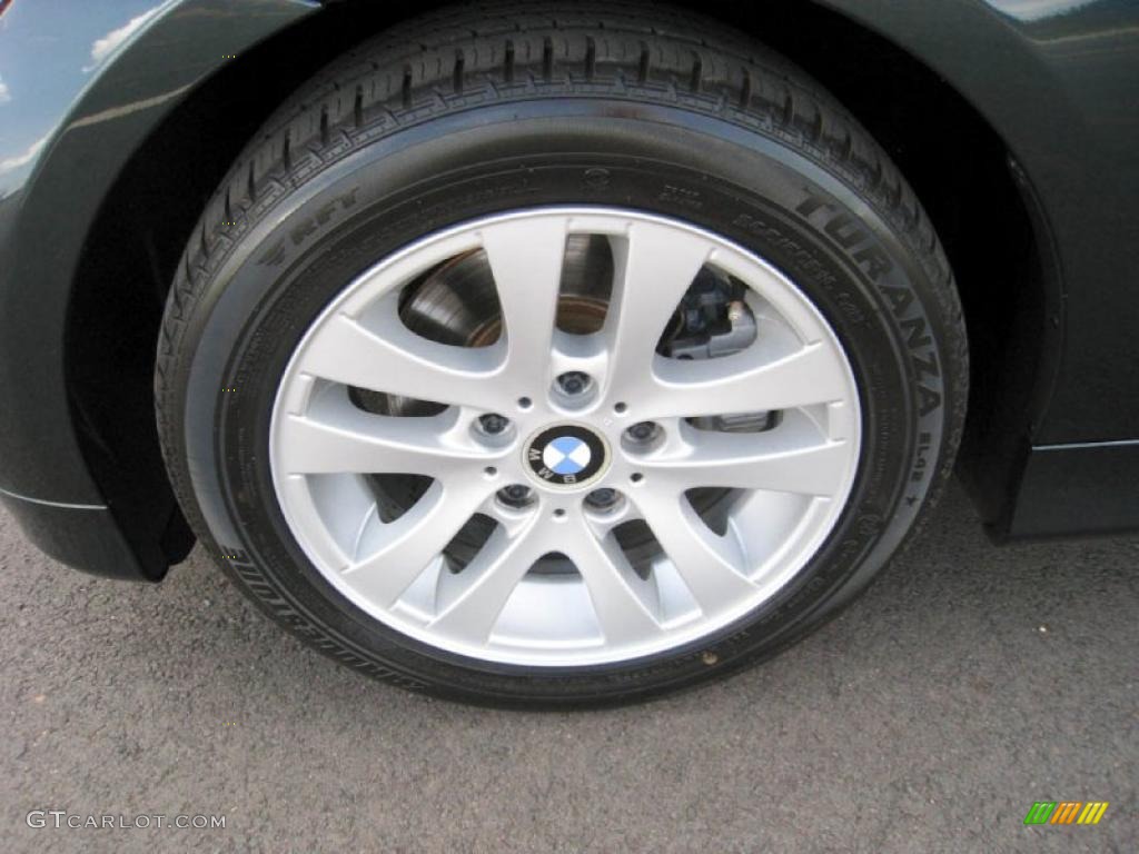 2007 3 Series 328i Sedan - Deep Green Metallic / Beige photo #16