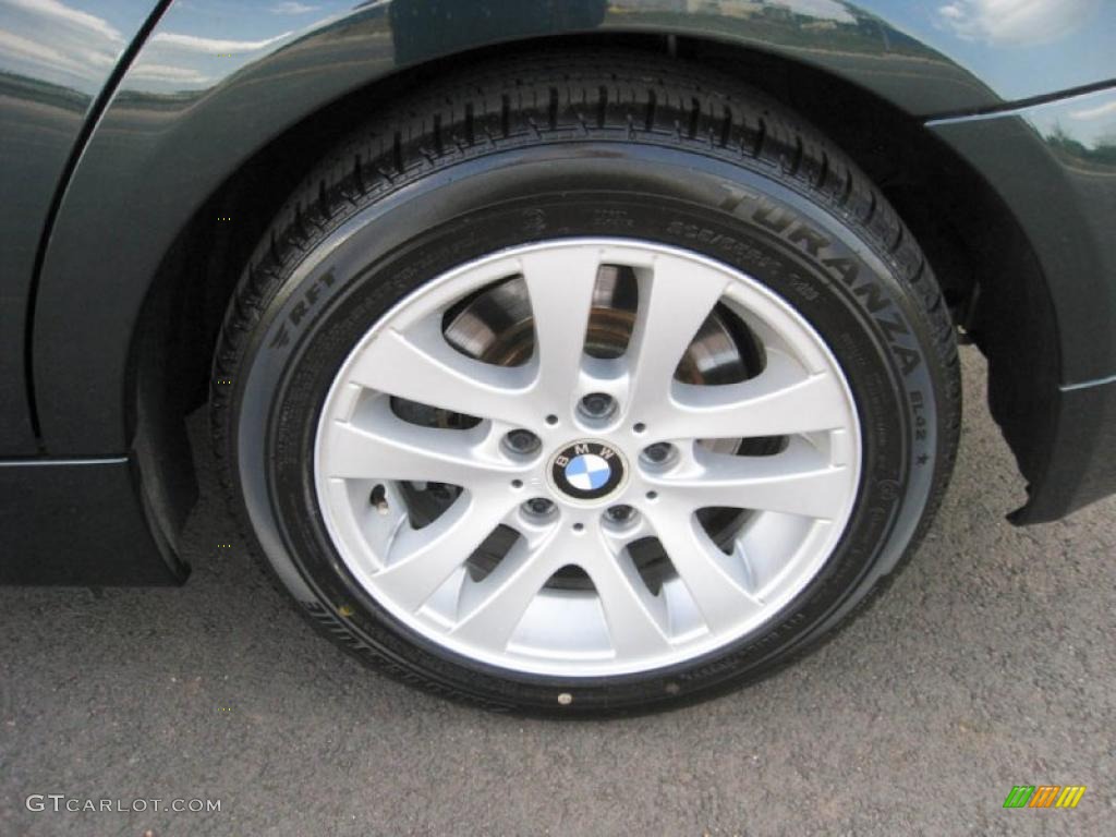 2007 3 Series 328i Sedan - Deep Green Metallic / Beige photo #17