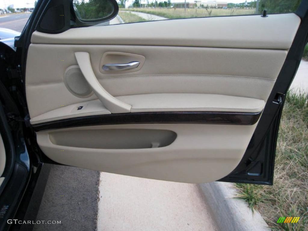 2007 3 Series 328i Sedan - Deep Green Metallic / Beige photo #20