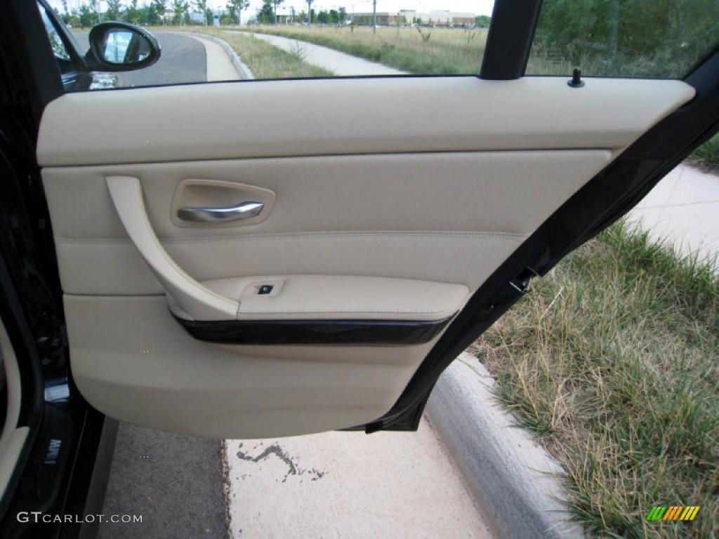 2007 3 Series 328i Sedan - Deep Green Metallic / Beige photo #21