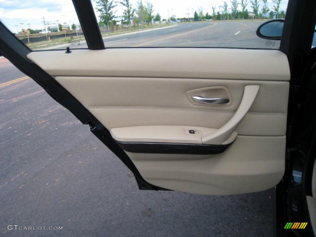 2007 3 Series 328i Sedan - Deep Green Metallic / Beige photo #22
