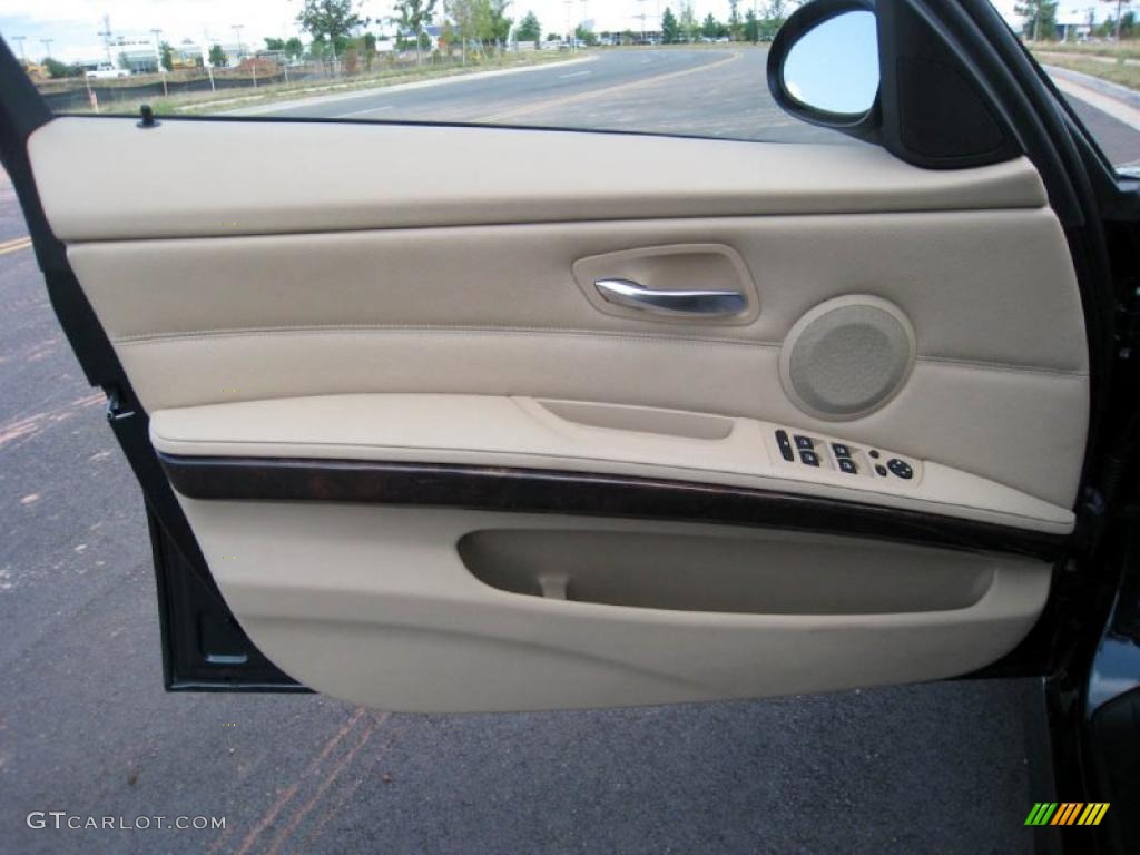 2007 3 Series 328i Sedan - Deep Green Metallic / Beige photo #23