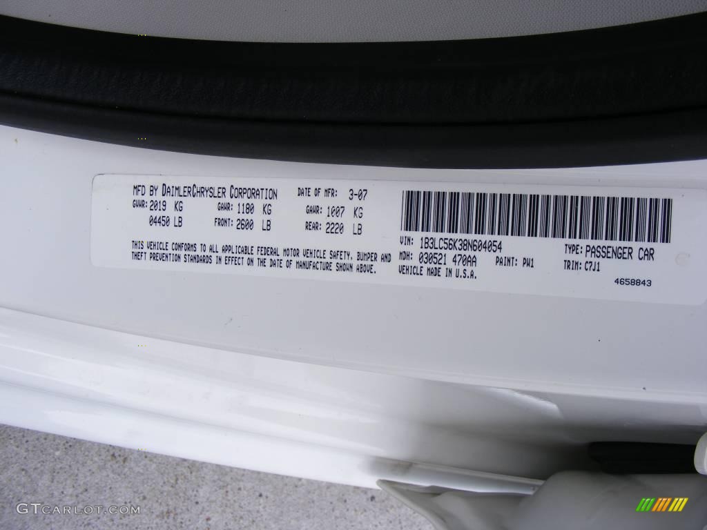 2008 Avenger SXT - Stone White / Dark Khaki/Light Graystone photo #34