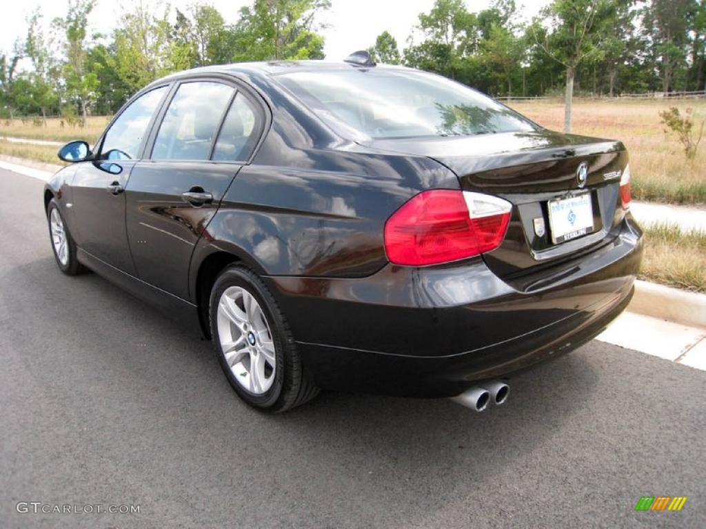 2008 3 Series 328xi Sedan - Jet Black / Black photo #4