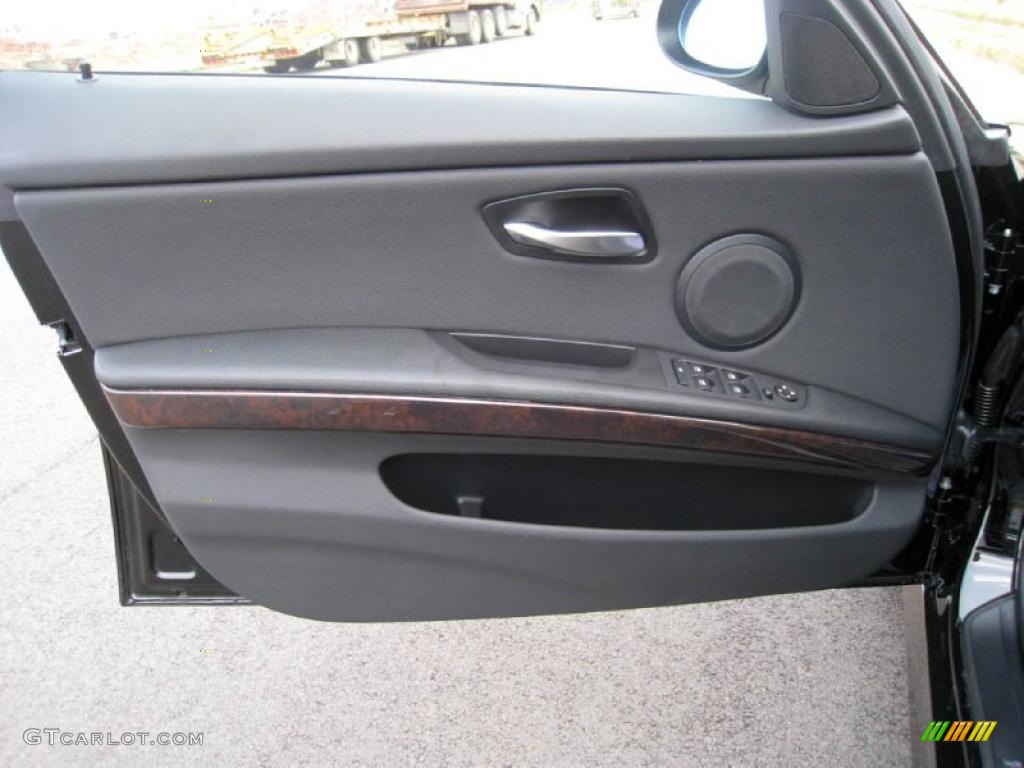 2008 3 Series 328xi Sedan - Jet Black / Black photo #27