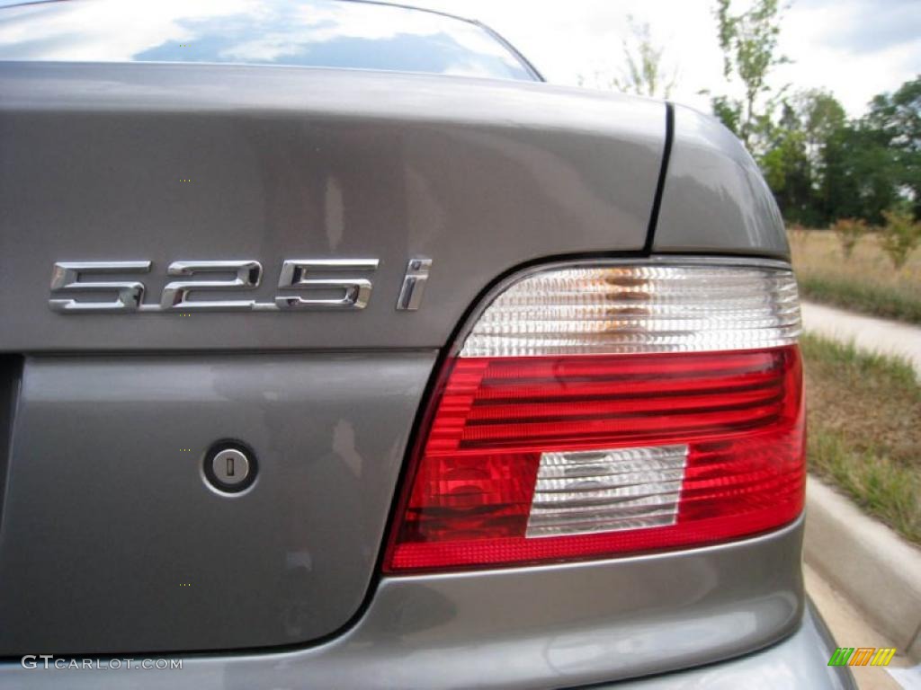 2003 5 Series 525i Sedan - Sterling Grey Metallic / Sand Beige photo #20