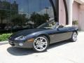 2003 Midnight Metallic Jaguar XK XK8 Convertible  photo #10