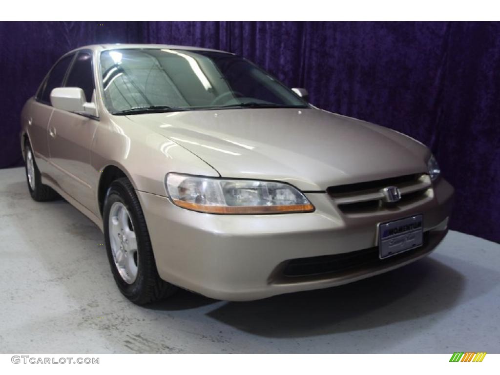 2000 Accord EX V6 Sedan - Naples Gold Metallic / Ivory photo #1