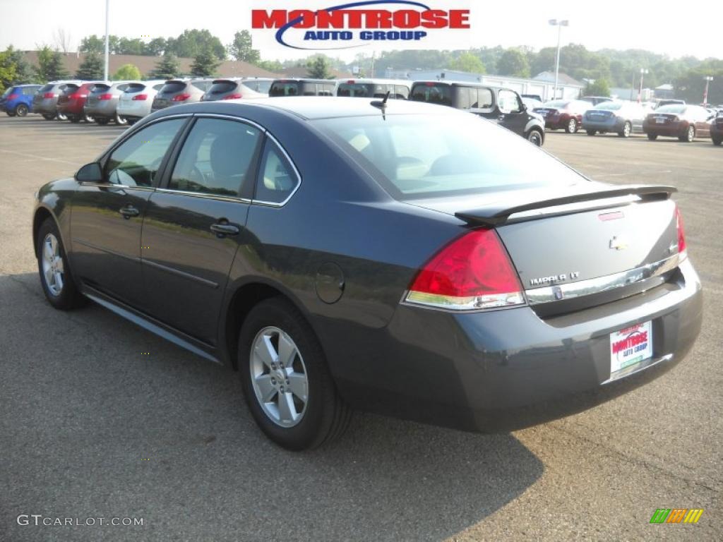 2010 Impala LT - Cyber Gray Metallic / Ebony photo #5