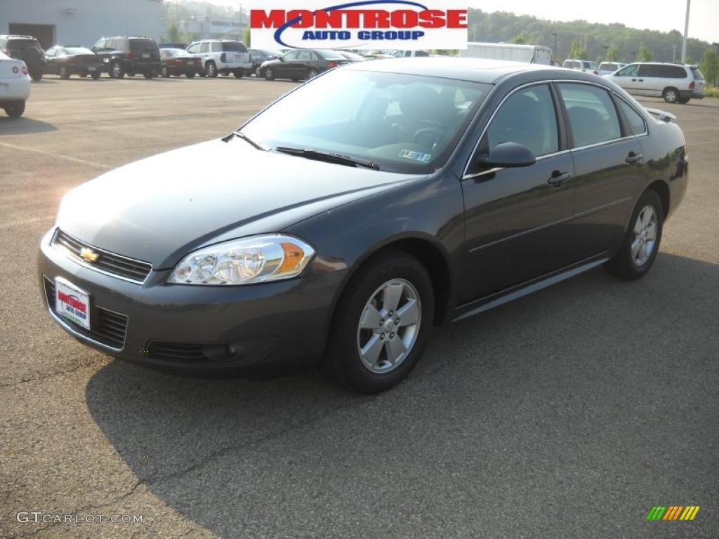 2010 Impala LT - Cyber Gray Metallic / Ebony photo #18