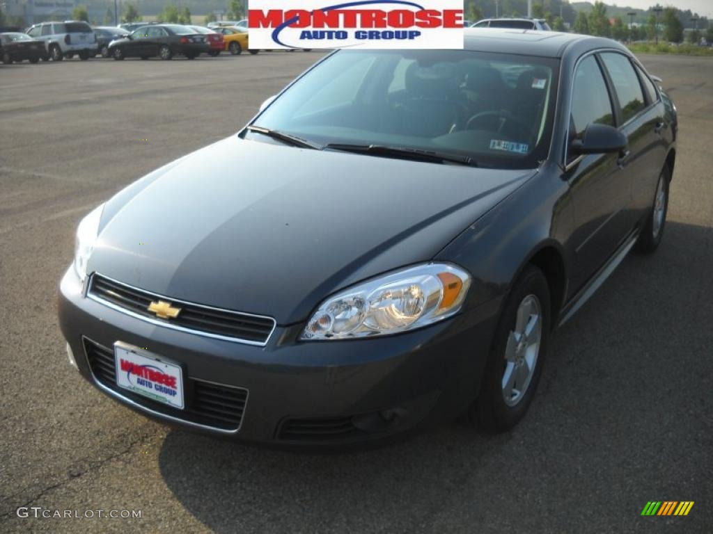 2010 Impala LT - Cyber Gray Metallic / Ebony photo #19