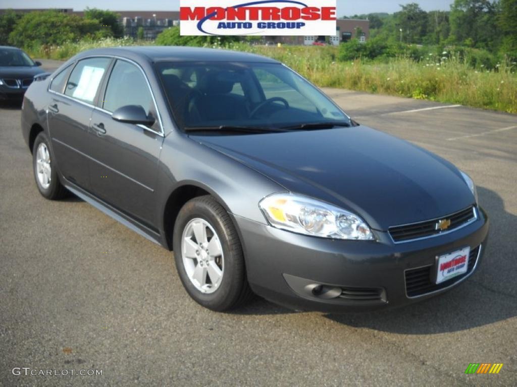 2010 Impala LT - Cyber Gray Metallic / Ebony photo #21