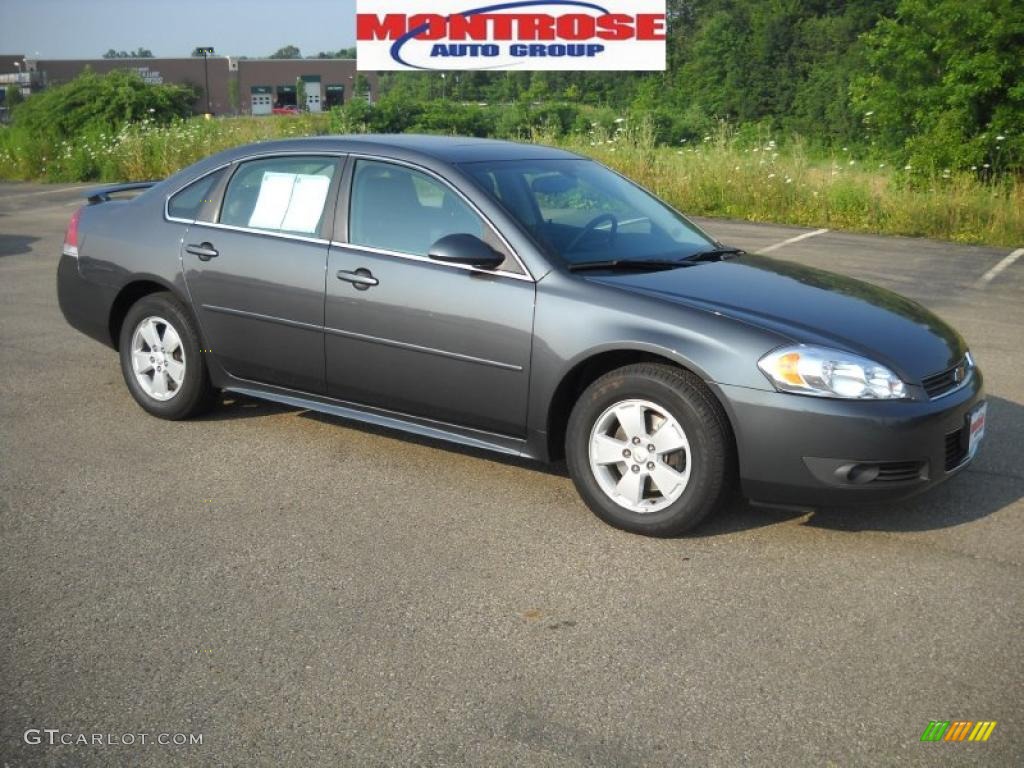2010 Impala LT - Cyber Gray Metallic / Ebony photo #22