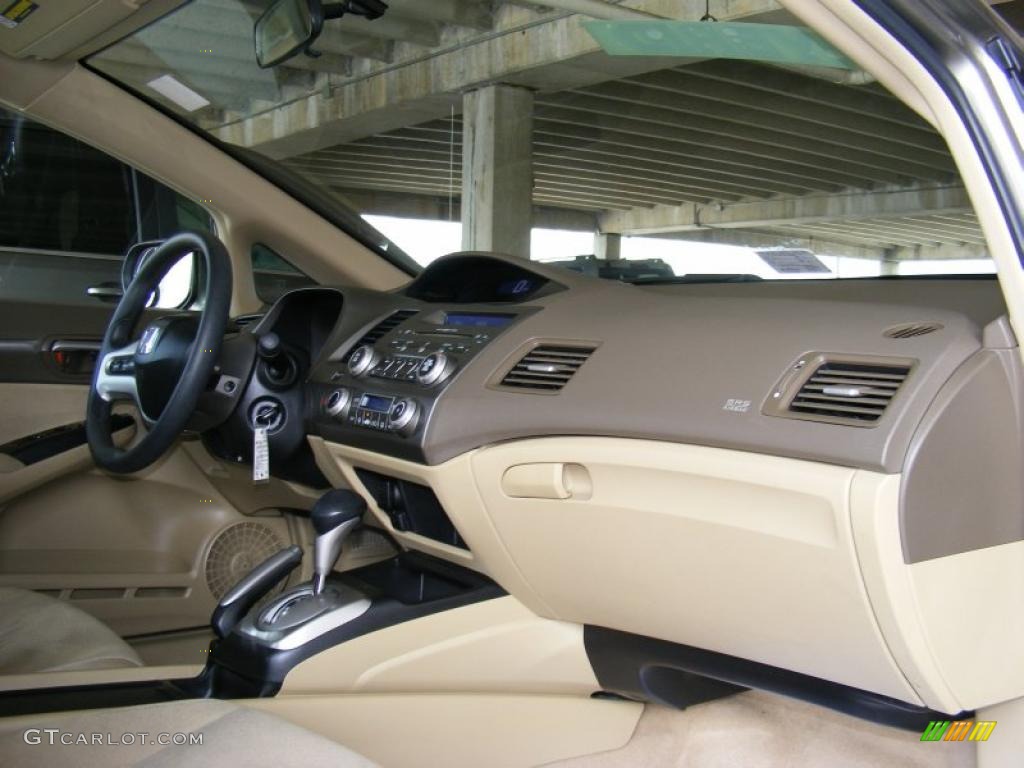 2006 Civic Hybrid Sedan - Galaxy Gray Metallic / Ivory photo #20