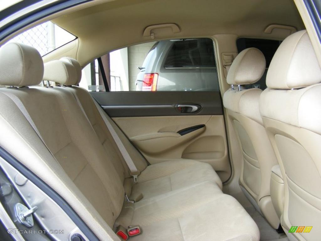 2006 Civic Hybrid Sedan - Galaxy Gray Metallic / Ivory photo #25