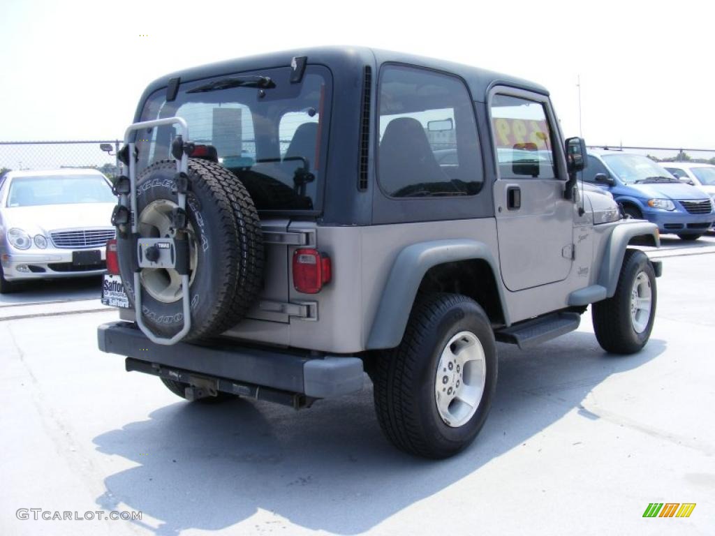 2000 Wrangler Sport 4x4 - Silverstone Metallic / Agate photo #5