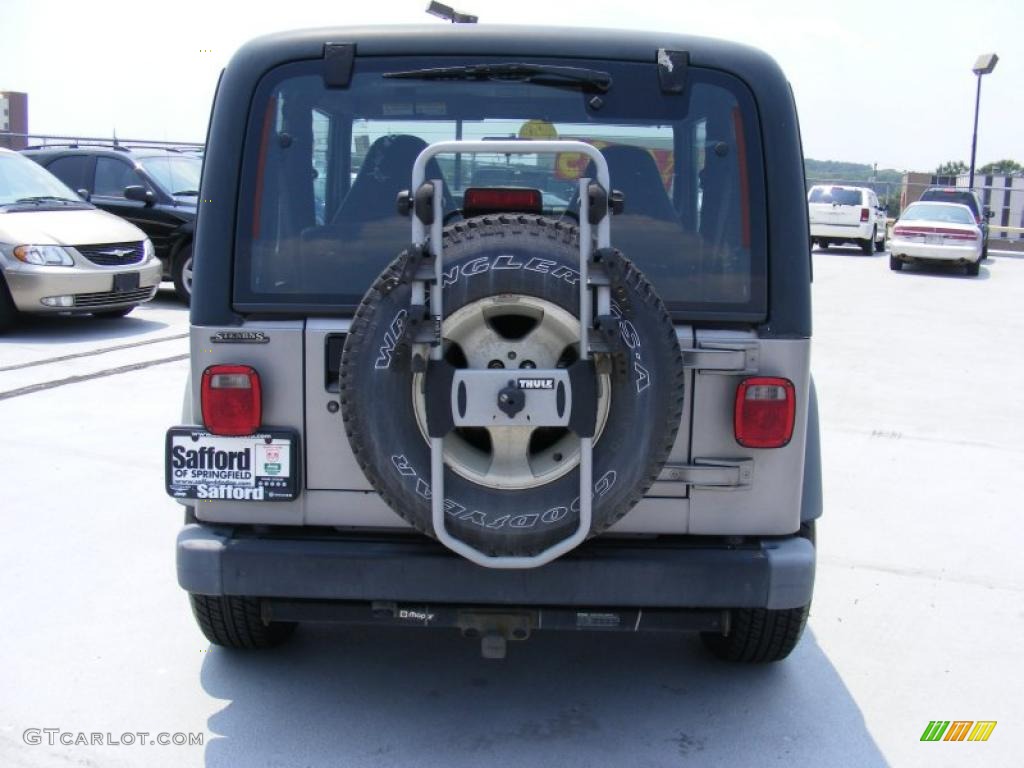 2000 Wrangler Sport 4x4 - Silverstone Metallic / Agate photo #6