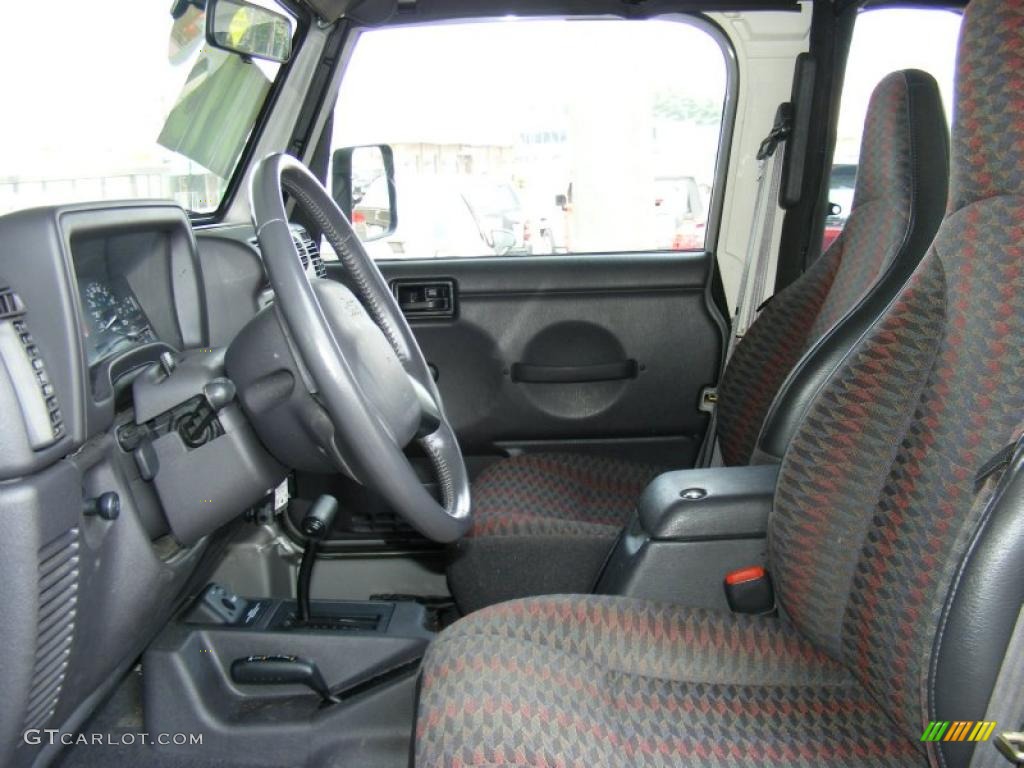 2000 Wrangler Sport 4x4 - Silverstone Metallic / Agate photo #12