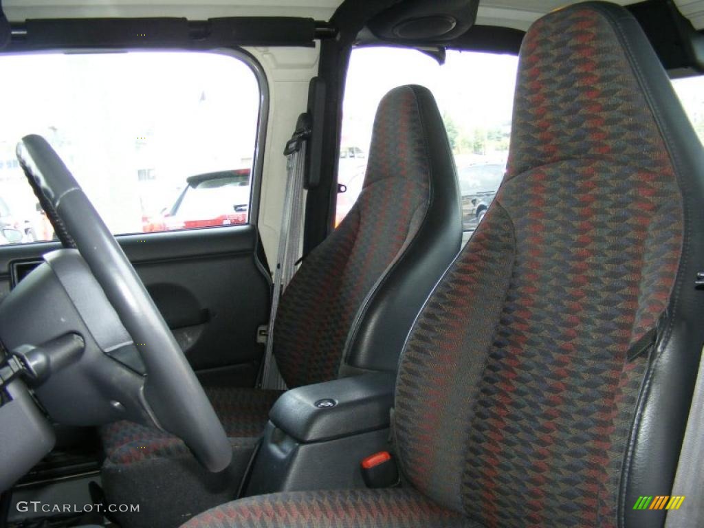 2000 Wrangler Sport 4x4 - Silverstone Metallic / Agate photo #13