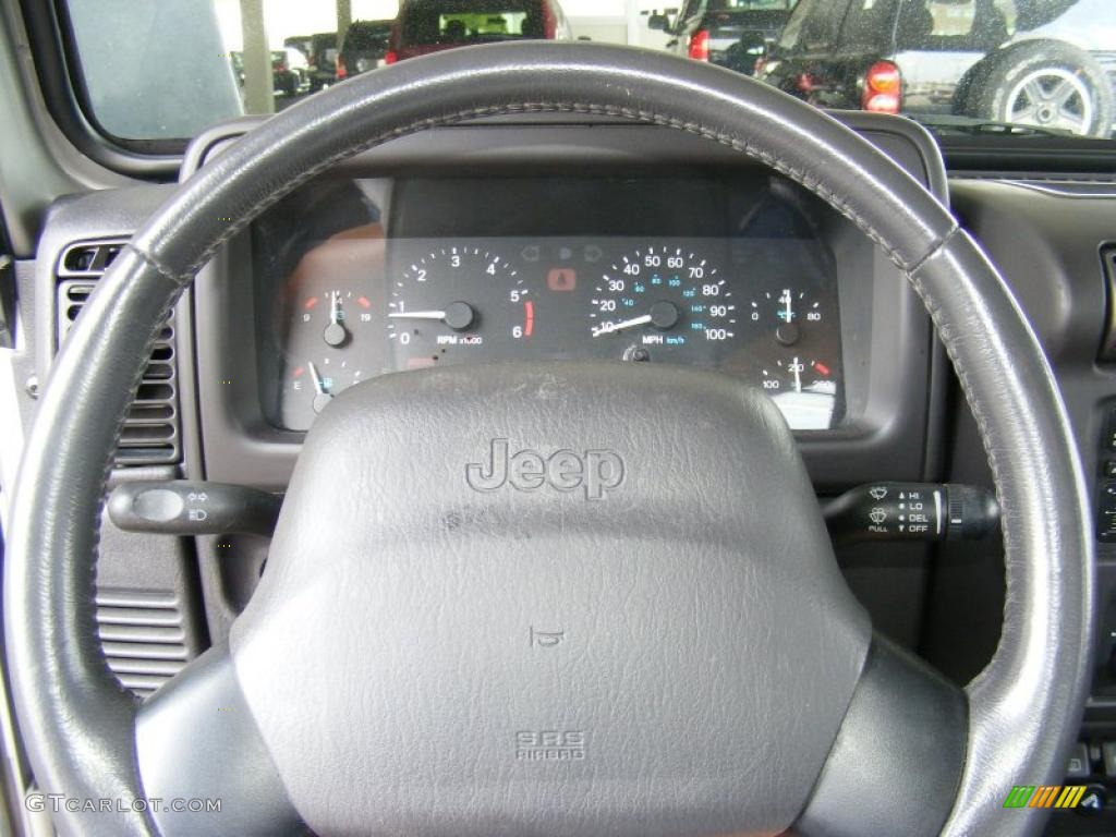 2000 Wrangler Sport 4x4 - Silverstone Metallic / Agate photo #15