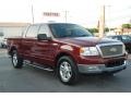 2004 Dark Toreador Red Metallic Ford F150 Lariat SuperCrew  photo #6