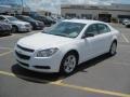 2010 Summit White Chevrolet Malibu LS Sedan  photo #1