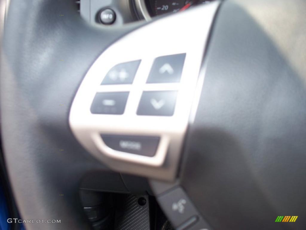 2010 Lancer ES - Octane Blue Metallic / Black photo #8