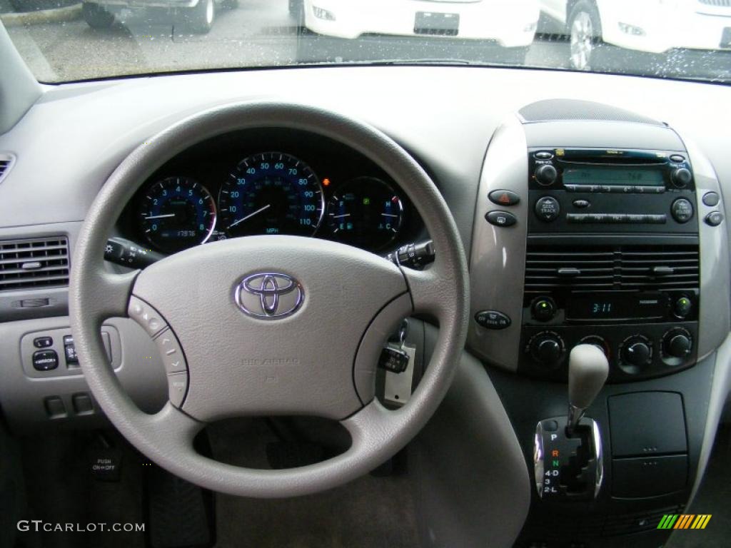 2010 Sienna LE - Slate Metallic / Stone photo #17