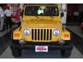 2000 Solar Yellow Jeep Wrangler SE 4x4  photo #11