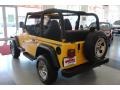 2000 Solar Yellow Jeep Wrangler SE 4x4  photo #14