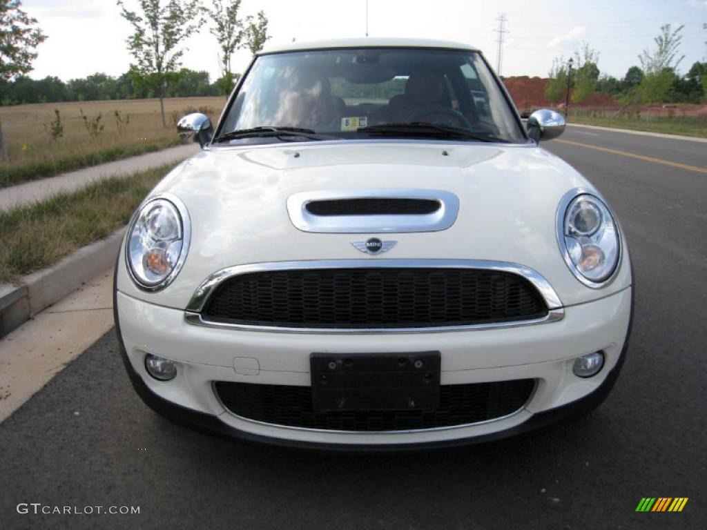2007 Cooper S Hardtop - Pepper White / Lounge Redwood photo #1
