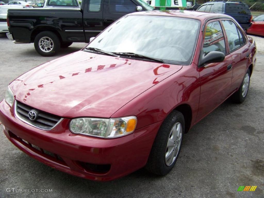 Impulse Red Toyota Corolla