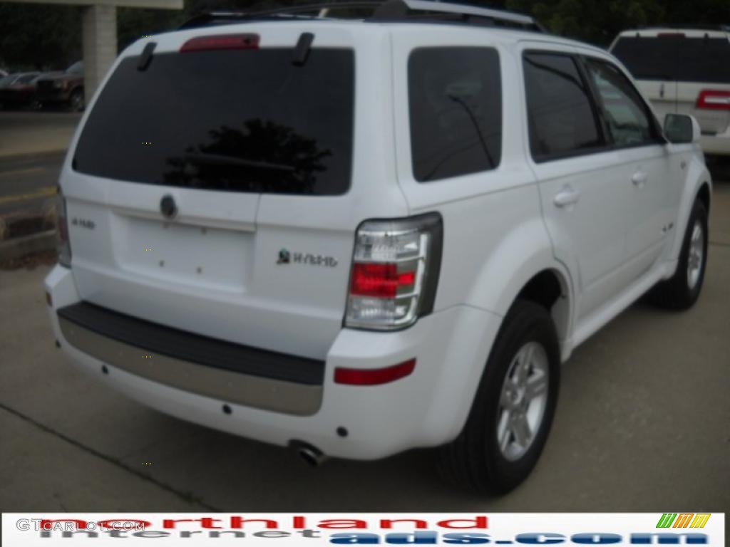 2008 Mariner Hybrid 4WD - Oxford White / Stone photo #2