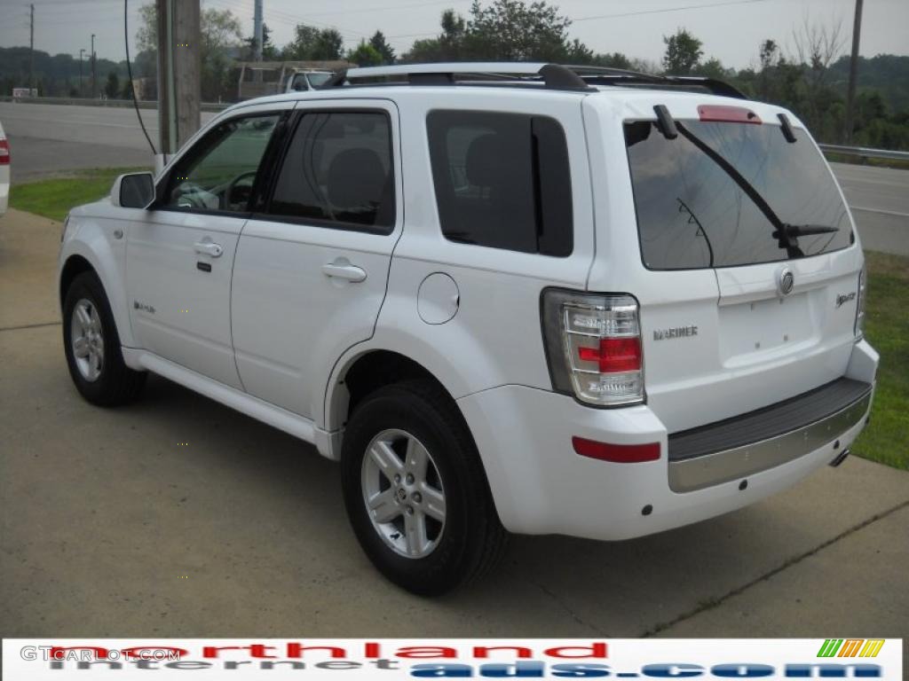 2008 Mariner Hybrid 4WD - Oxford White / Stone photo #4