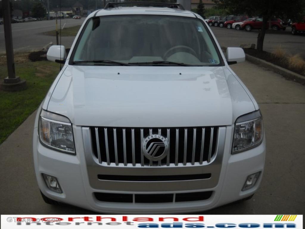 2008 Mariner Hybrid 4WD - Oxford White / Stone photo #14