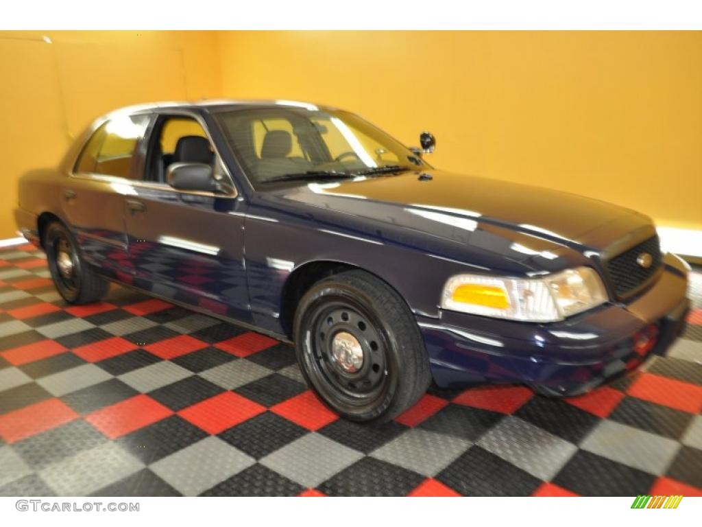Dark Blue Clearcoat Ford Crown Victoria