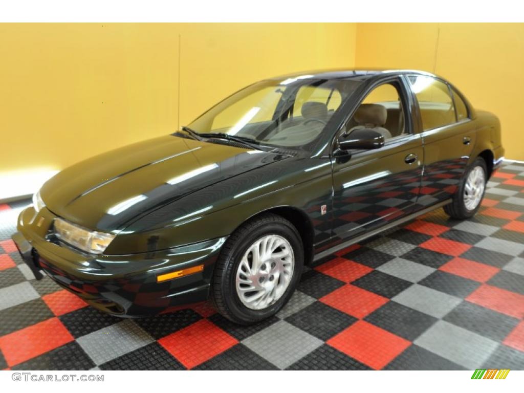 1998 S Series SL2 Sedan - Dark Green Metallic / Tan photo #3