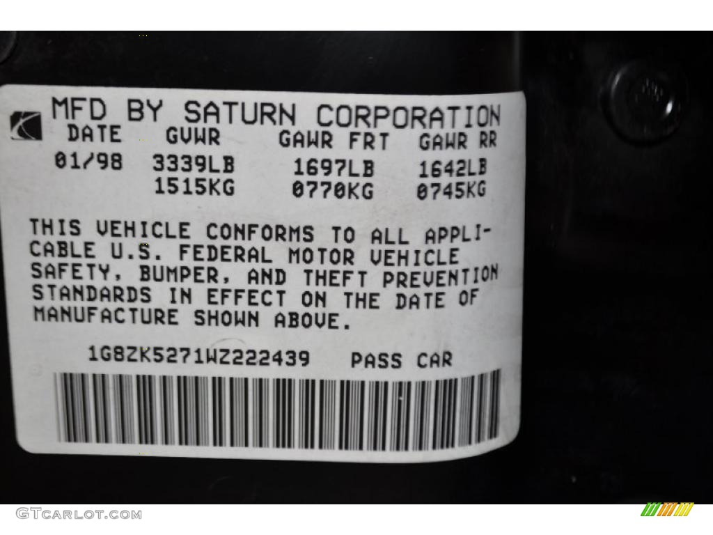 1998 S Series SL2 Sedan - Dark Green Metallic / Tan photo #9