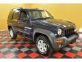 2003 Patriot Blue Pearl Jeep Liberty Sport 4x4  photo #1