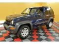 2003 Patriot Blue Pearl Jeep Liberty Sport 4x4  photo #3