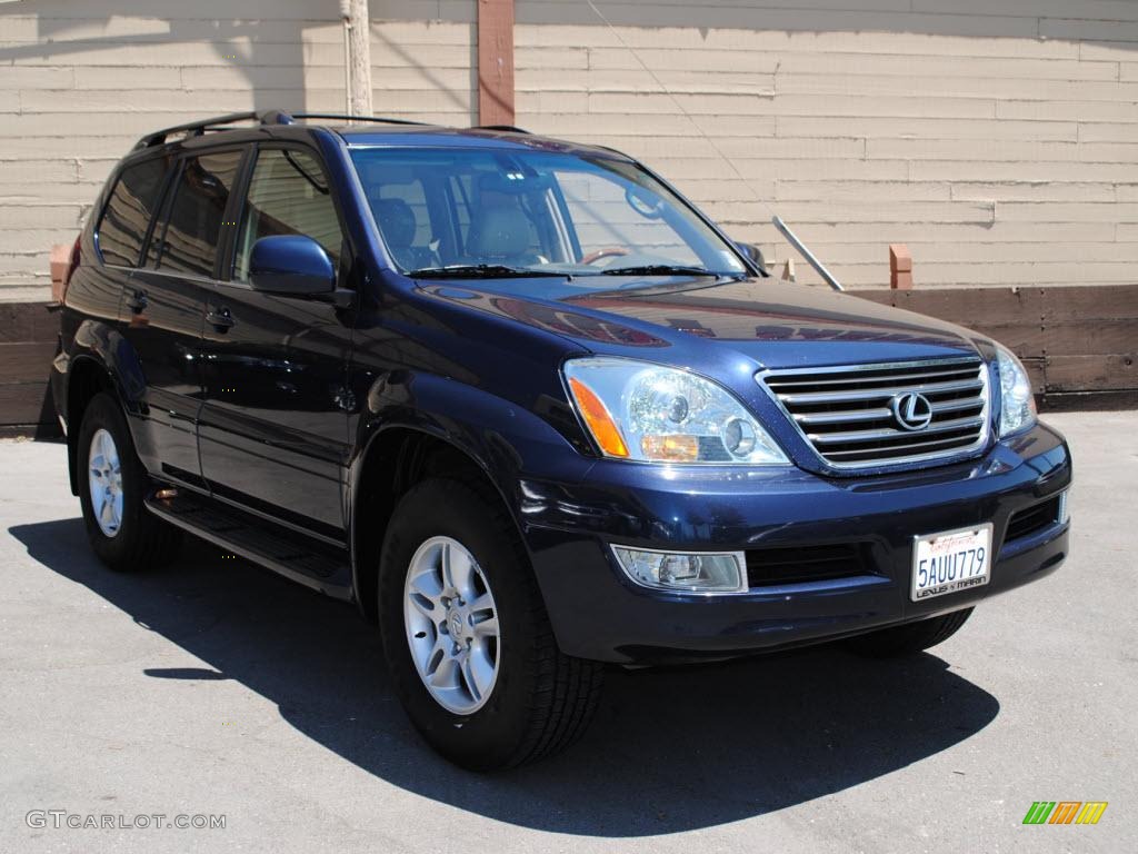 2003 GX 470 - Blue Meridian Pearl / Ivory photo #1