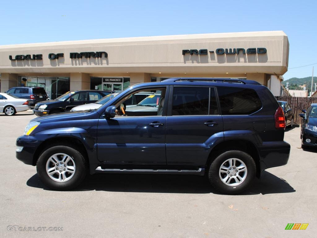 2003 GX 470 - Blue Meridian Pearl / Ivory photo #4