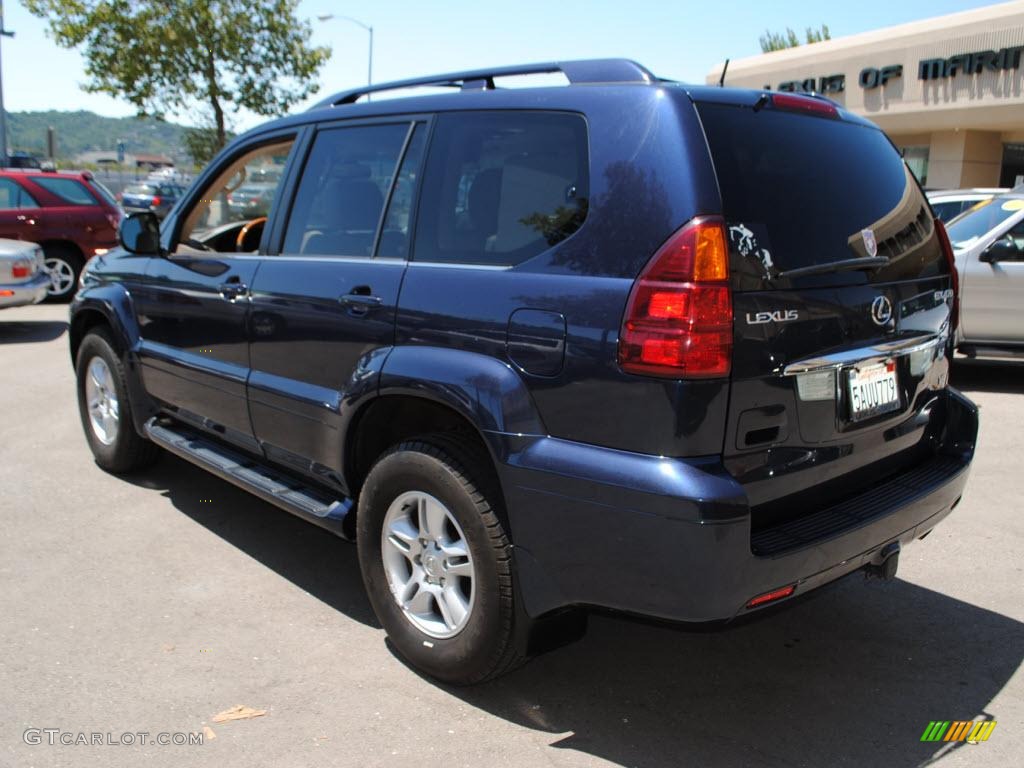 2003 GX 470 - Blue Meridian Pearl / Ivory photo #5